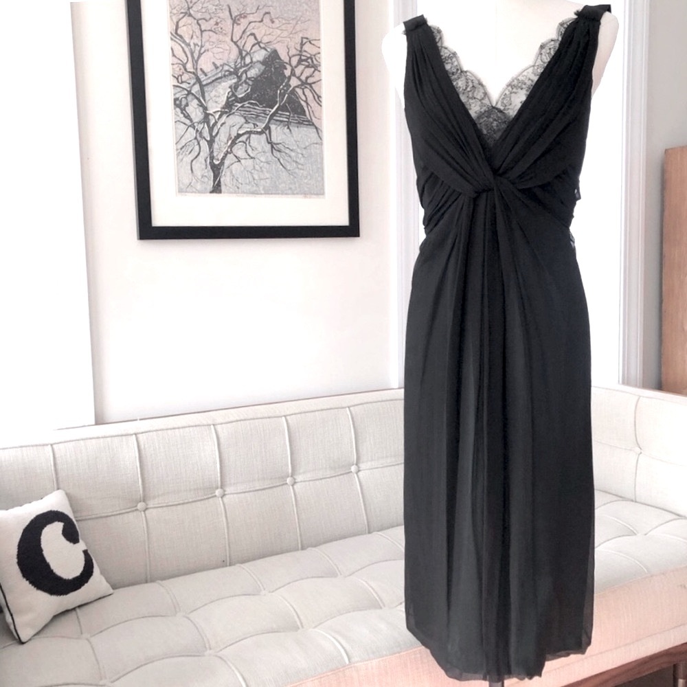 Elie Tahari Silk & Lace Dress — A Stunner! - Picture 2 of 10